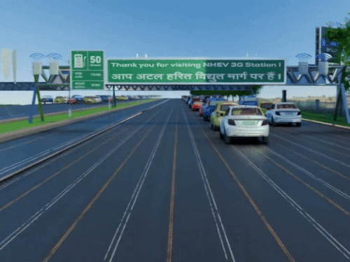 NHEV द्वारा 5000 किमी के हाईवे को इलेक्ट्रिक व्हीकल हाईवे बनाने का प्लान बनाया गया है।