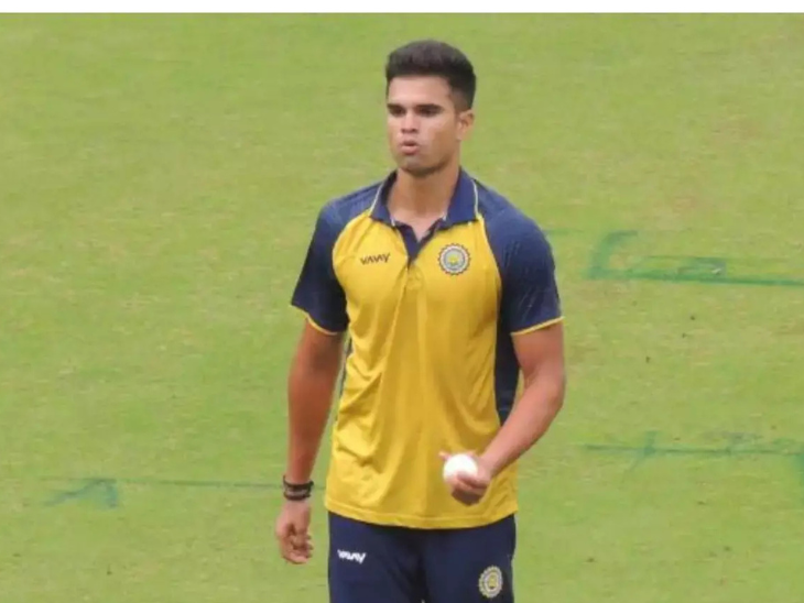 अर्जुन तेंदुलकर ने मध्यप्रदेश के खिलाफ 3 विकेट लिए।