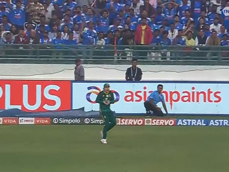 ब्रीट्जकी ने डीप कवर पर केएल राहुल का कैच छोड़ा।