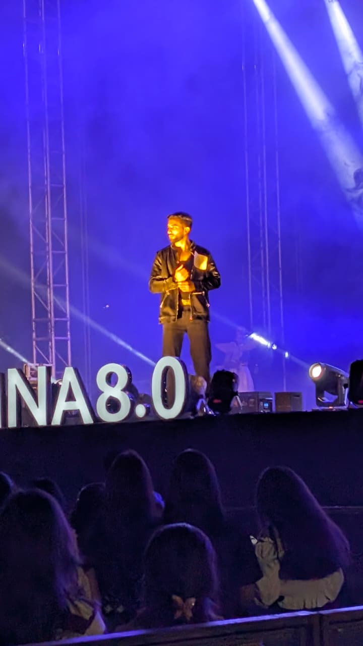 एम्स में RETINA 8.0 फेस्ट का दृश्य।