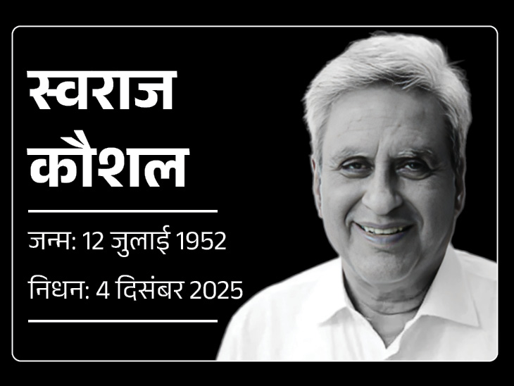 सुषमा स्वराज के पति स्वराज कौशल का निधन:  ​​​​​​​देश के सबसे युवा राज्यपाल बने थे, राज्यसभा सांसद भी रहे; आज दिल्ली में अंतिम संस्कार