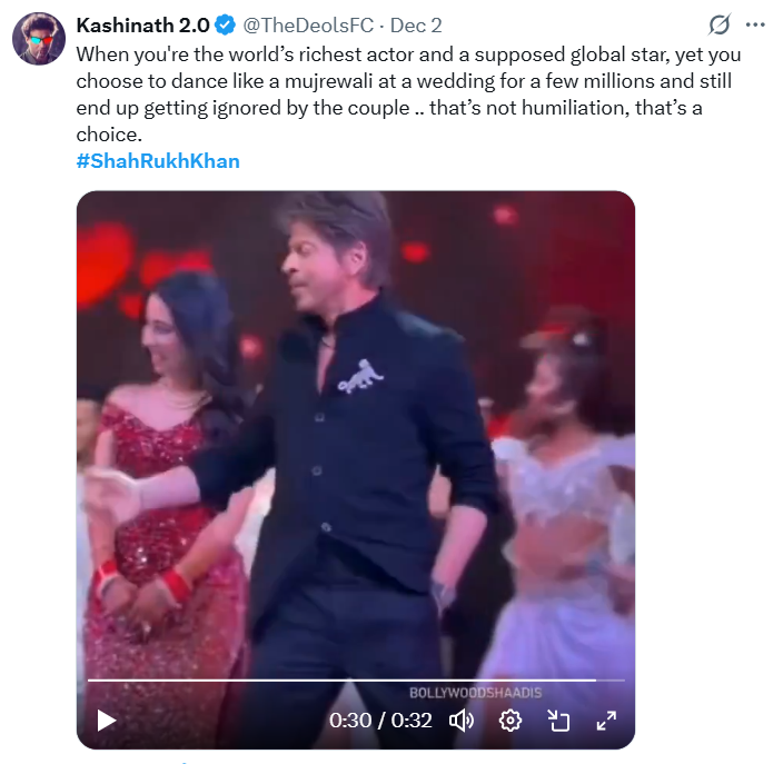 दावा: वधूने शाहरुखसोबत नाचण्यास नकार दिला: जुबान केसरी बोलवण्यासाठी अभिनेत्याच्या मागे लागली वधू, जाणून घ्या काय आहे सत्य