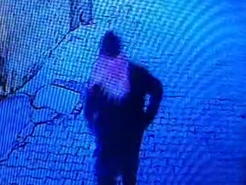 सीसीटीवी कैद आरोपी