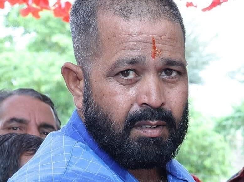 बाइक सवार विद्याधर मेघवाल की हादसे में मौत हो गई।