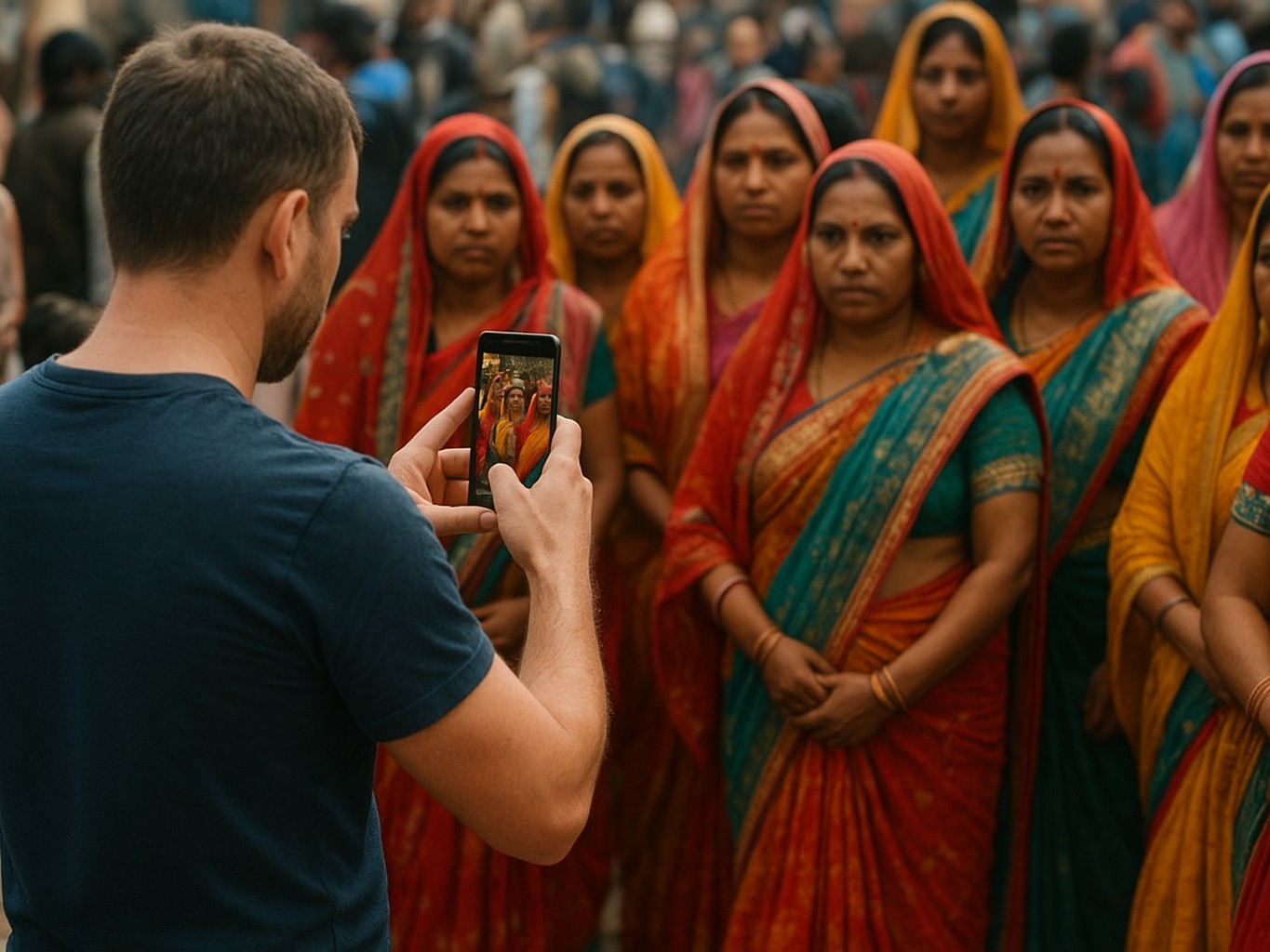 आईपीसी की धारा 354सी में ताक-झांक को लेकर नियम बताए गए हैं। फोटो- AI जनरेटेड - Dainik Bhaskar