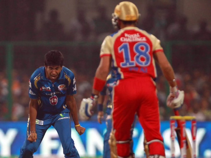 बुमराह ने IPL में अपना पहला विकेट विराट कोहली का लिया था।