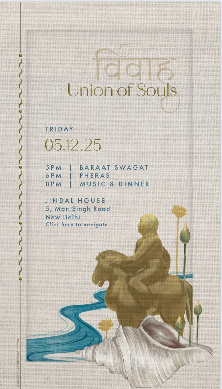 खासदार नवीन जिंदल यांच्या मुलीचे भव्य लग्न: उद्योगपतीसोबत दिल्लीत सप्तपदी घेणार यशस्विनी; संगीतमध्ये खासदार कंगना-महुआ यांनी केले नृत्य खासदार नवीन जिंदल यांच्या मुलीचे भव्य लग्न: उद्योगपतीसोबत दिल्लीत सप्तपदी घेणार यशस्विनी; संगीतमध्ये खासदार कंगना-महुआ यांनी केले नृत्य