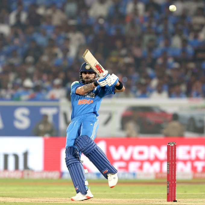 विराट कोहली 65 रन बनाकर नाबाद रहे।