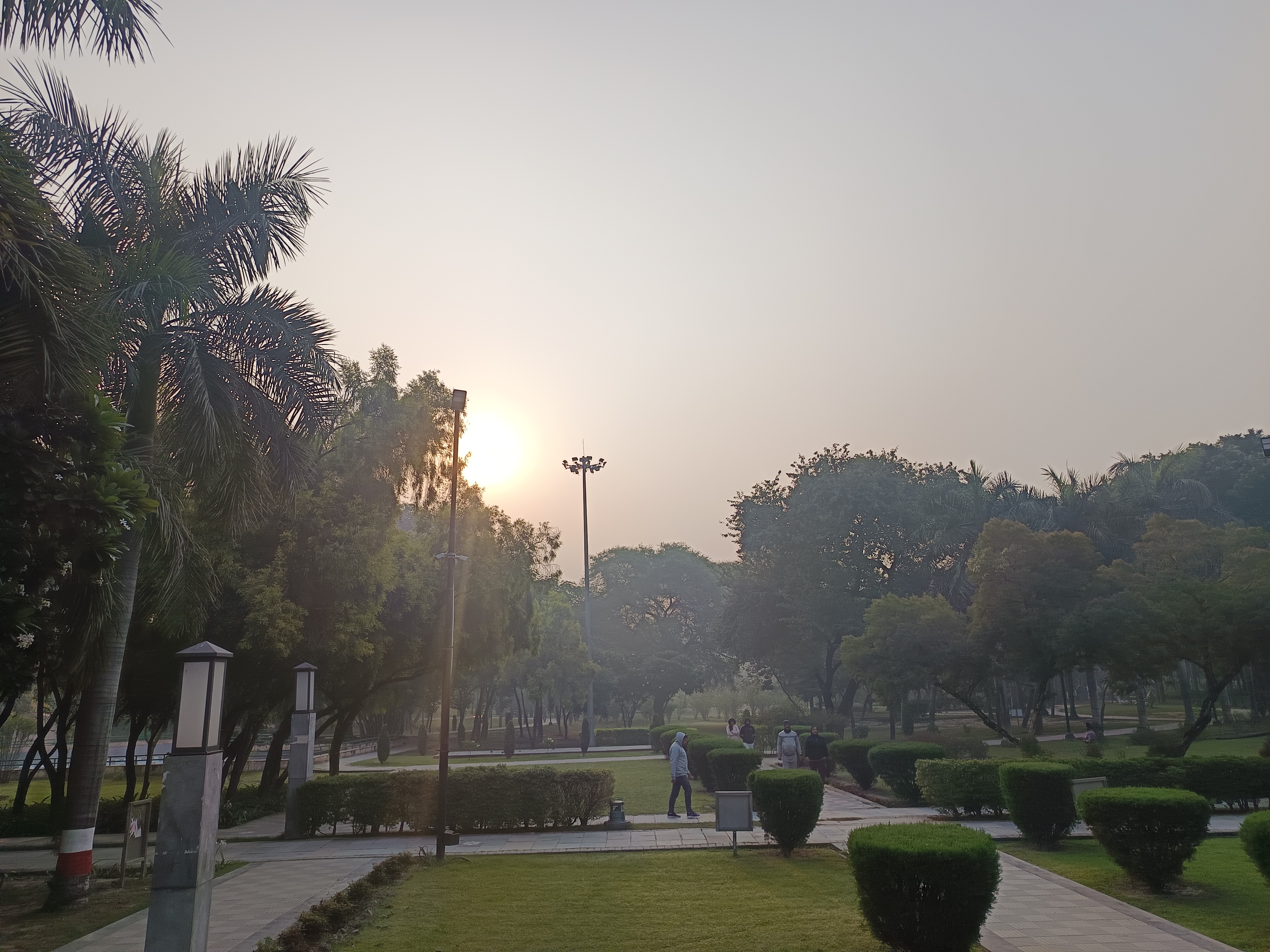 लखनऊ में सुबह से धूप निकली है।