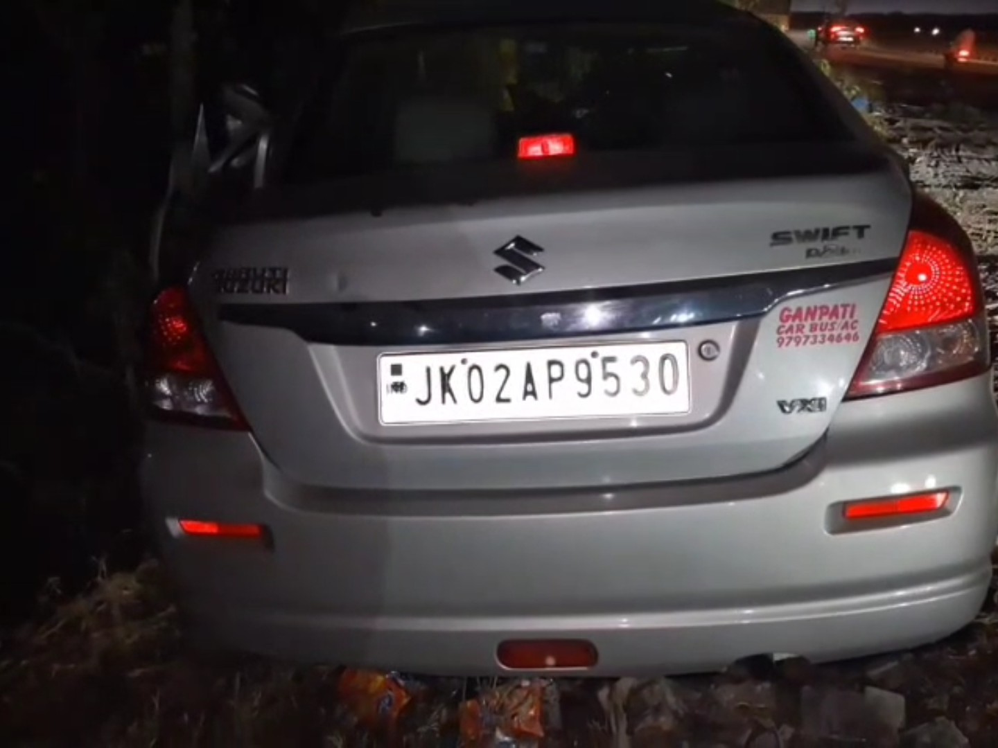 इसी कार का हुआ हादसा