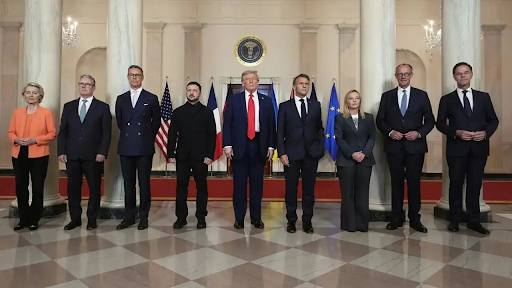 ट्रम्प, जेलेंस्की और यूरोपीय नेताओं ने 18 अगस्त को अमेरिका में बैठक की थी।