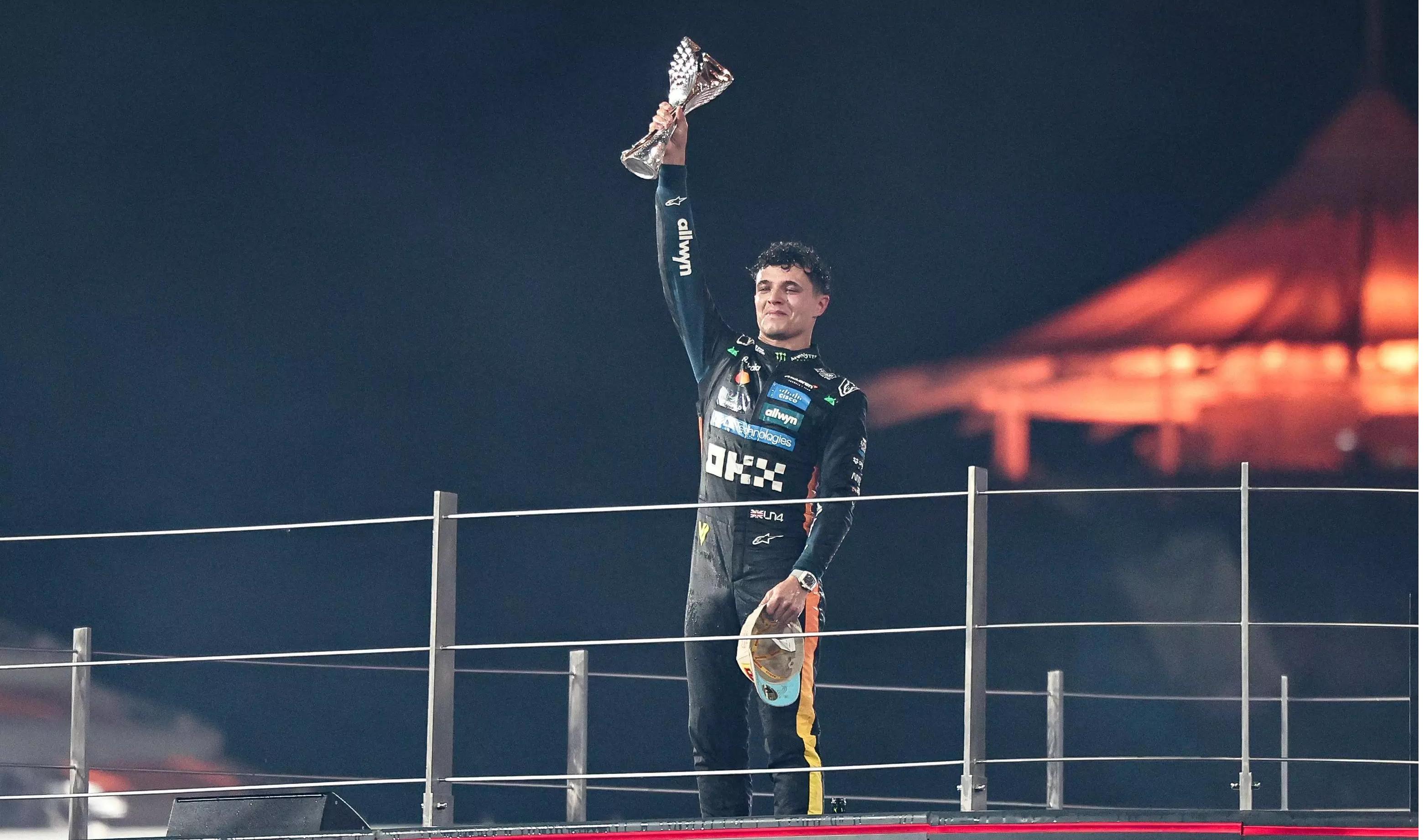 लैंडो नॉरिस ने 423 अंक के साथ जीत दर्ज की।