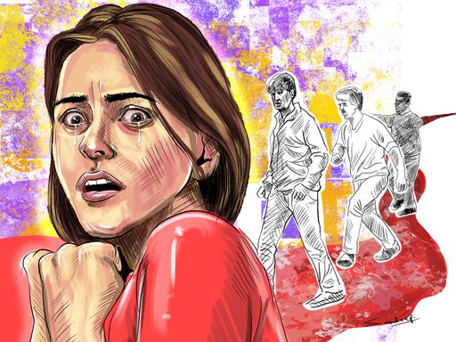 हाईकोर्ट ने कहा था कि आरोपियों पर ‘अटेम्प्ट टु रेप’ का चार्ज हटाया जाए। उन पर यौन उत्पीड़न की अन्य धाराओं के तहत केस चलाने का आदेश दिया था। (स्केच- संदीप पाल)