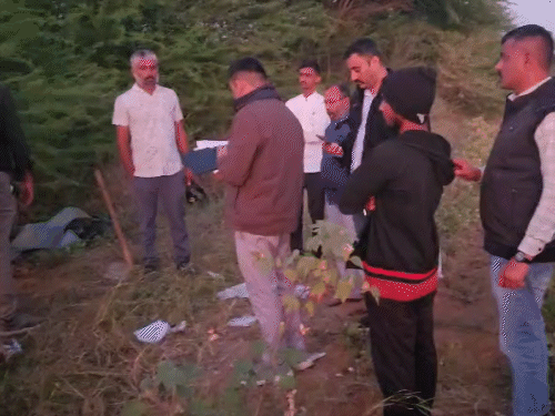 आरोपी किशोर ने इसी जगह रमेश का धड़ जमीन में गाड़ दिया था।