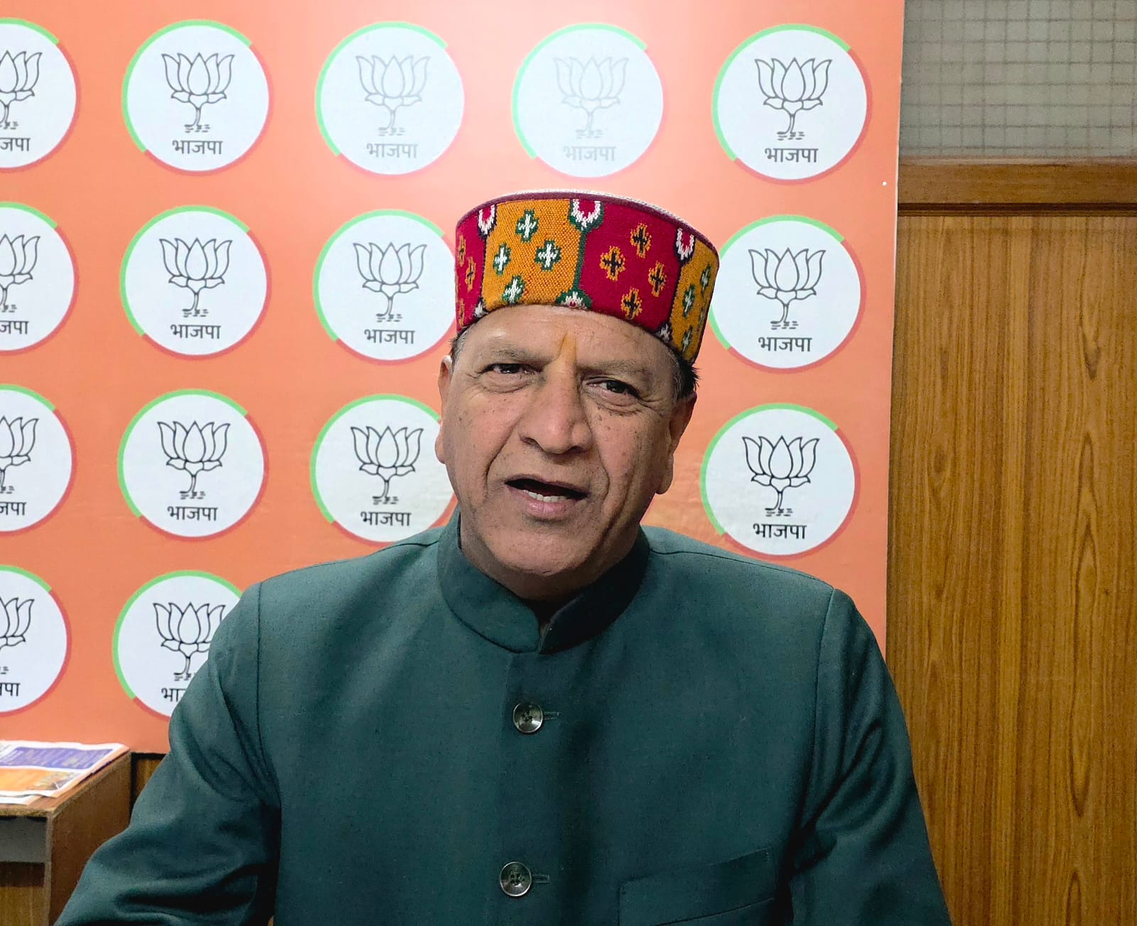 भाजपा प्रदेश अध्यक्ष डॉ. राजीव बिंदल।