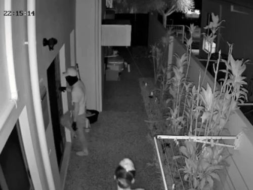 पहले लॉन्ड्री रूम से चोरों ने घर में घुसने की कोशिश की। हालांकि, अंदर का दरवाजा लॉक होने से उन्हें खाली हाथ लौटना पड़ा।