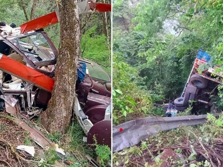 अरुणाचल में ट्रक 1000 फीट गहरी खाई में गिरा:  22 की मौत, सभी असम से मजदूरी करने आए थे, 13 शव बरामद