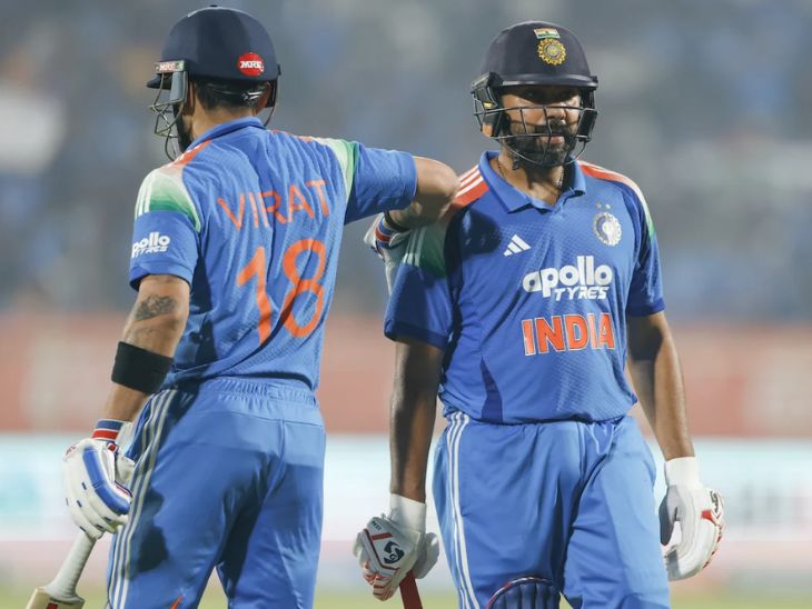 रोहित शर्मा और विराट कोहली फिलहाल A+ ग्रेड में हैं। - Dainik Bhaskar