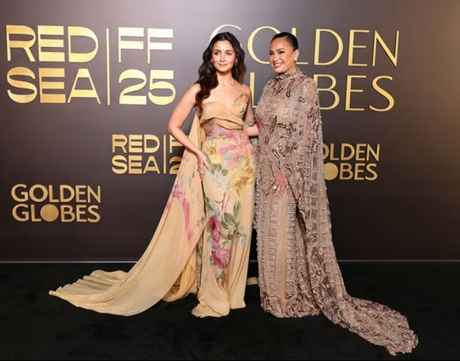 आलिया भट्ट को रेड सी गोल्डन ग्लोब हॉरीजन अवॉर्ड मिला है।