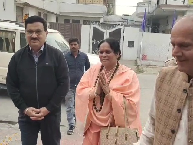 करनाल में पहुंची साध्वी डा. प्राची
