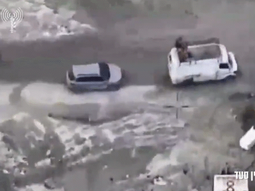 इजराइली सेना ने दावा किया कि उसने गाजा सिटी में एक कार को निशाना बनाकर यह हमला किया। सोर्स- वाई नेट