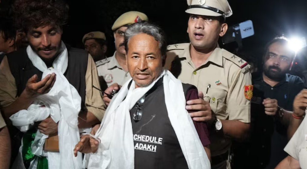 सोनम वांगचुक को 26 सितंबर को हिरासत में लिया गया था। उन्हें जोधपुर केंद्रीय जेल में रखा गया है।
