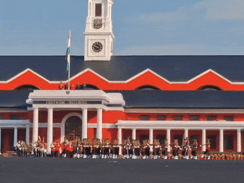 इस बार परेड में किसी भी महिला अधिकारी ने हिस्सा नहीं लिया।