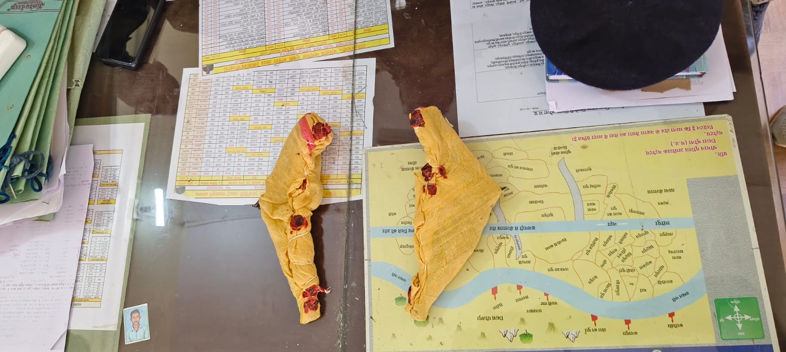 जब्त कट्टे।