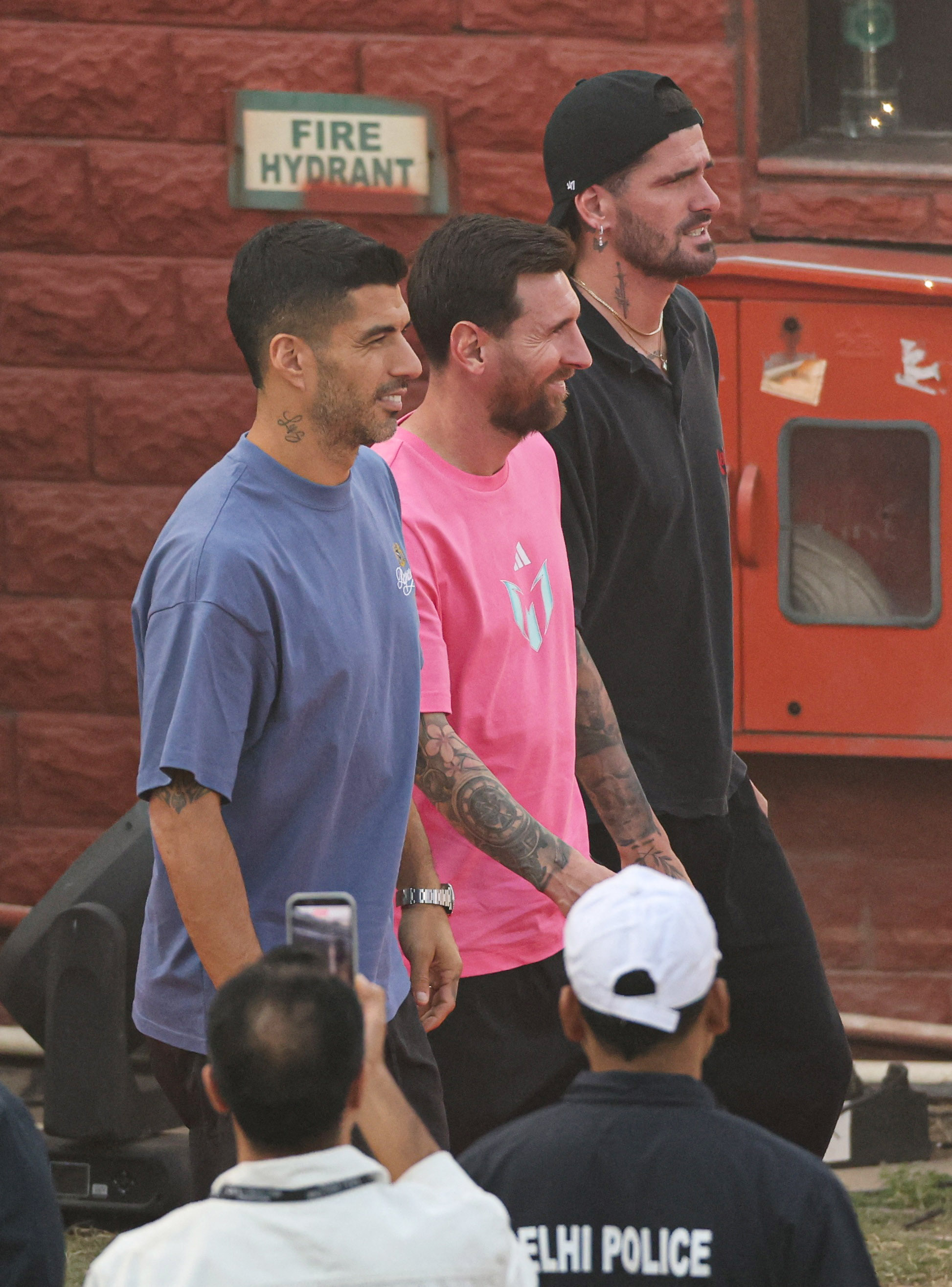 अरुण जेटली स्टेडियम में लियोनल, रोड्रिगो डी पॉल और लुईस सुआरेज हैं।