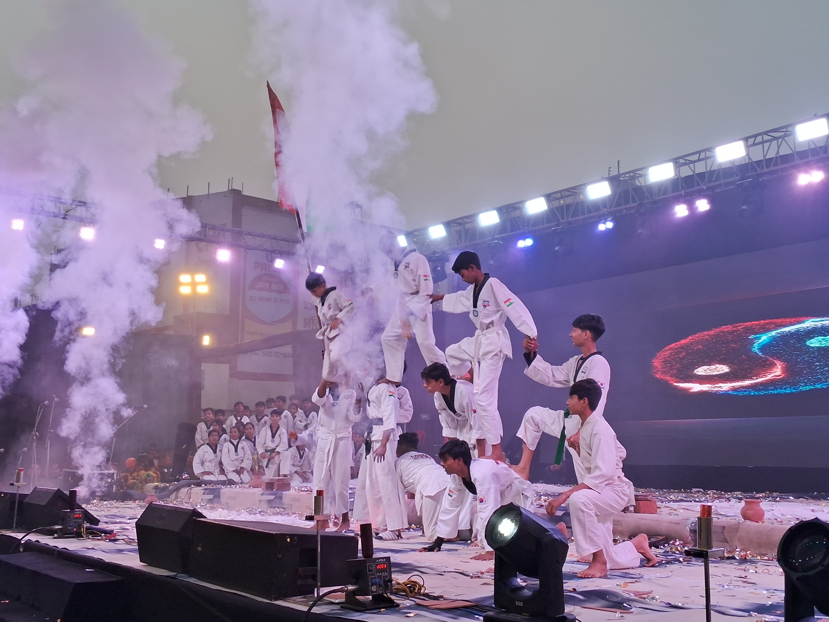 Annual function at Baba International School, Bilsi