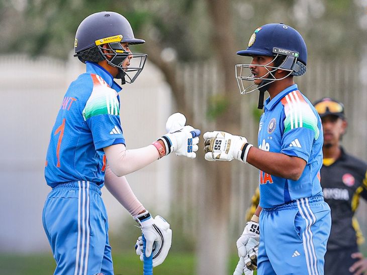 अभिज्ञान कुंडू का अंडर-19 एशिया कप में नाबाद दोहरा शतक:  मलेशिया के खिलाफ 209 रन बनाए, 16 चौके, 9 छक्के शामिल; भारत ने 408 रन बनाए