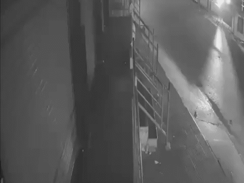 स्कूटी स्लिप होने से पति-पत्नी सड़क पर गिरे।