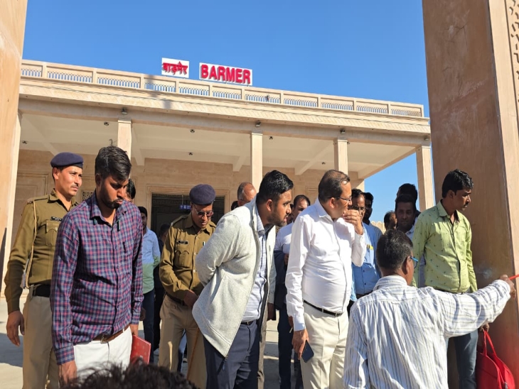 DRM ने बाड़मेर रेलवे स्टेशन का किया निरीक्षण। जल्द होगा उद्घाटन