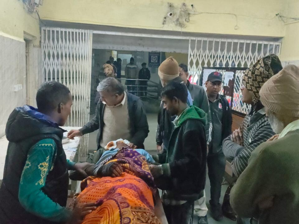 A young man fell from a moving train after suffering an epileptic attack.