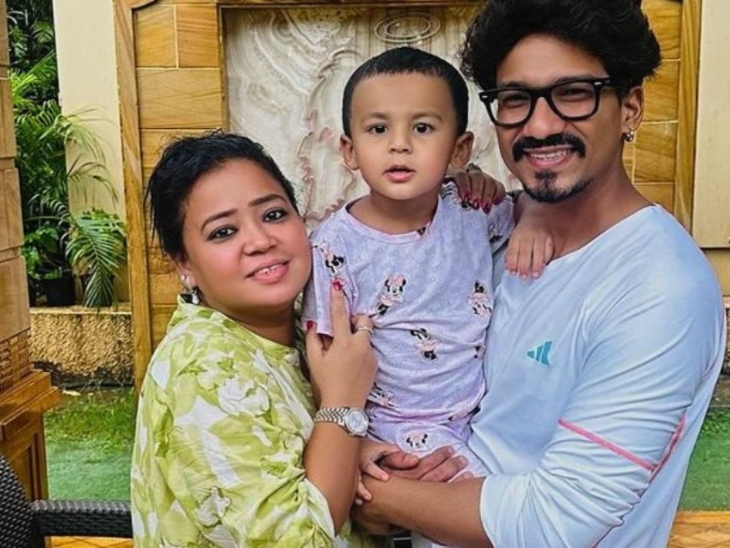 भारती और हर्ष पहले से एक तीन साल के बेटे गोला उर्फ लक्ष्य के माता-पिता हैं।