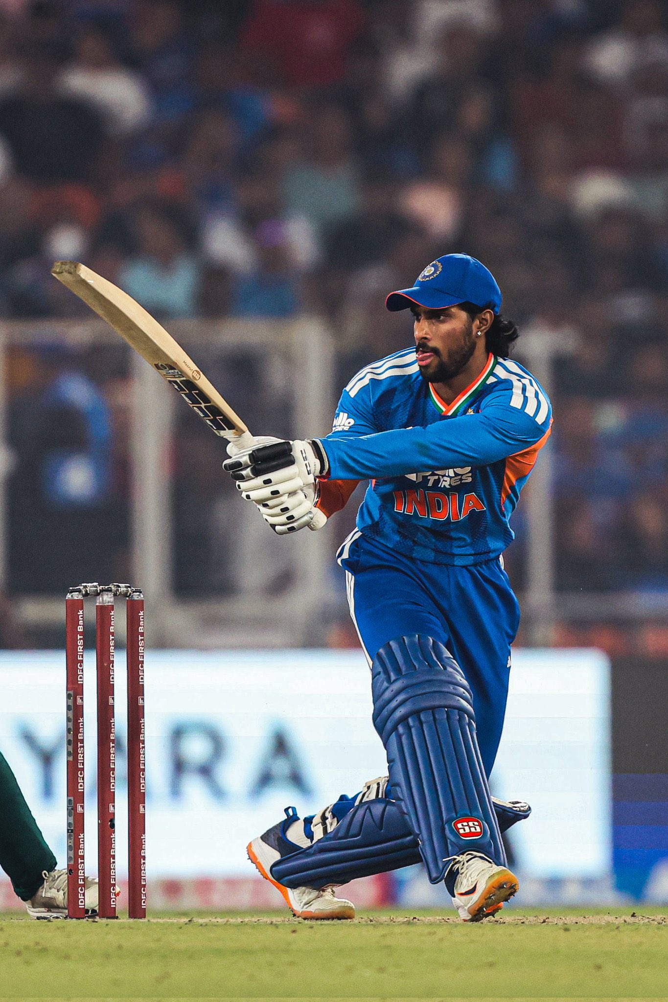 तिलक ने अपनी छठी हाफ सेंचुरी लगाई।