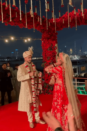 22 नवंबर को अनुराग द्विवेदी ने लखनऊ निवासी अपनी प्रेमिका से दुबई में क्रूज पर शादी की थी।