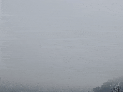 उत्तराखंड के बागेश्वर में ऊंचाई वाले इलाके शनिवार सुबह कोहरे से ढके दिखे।