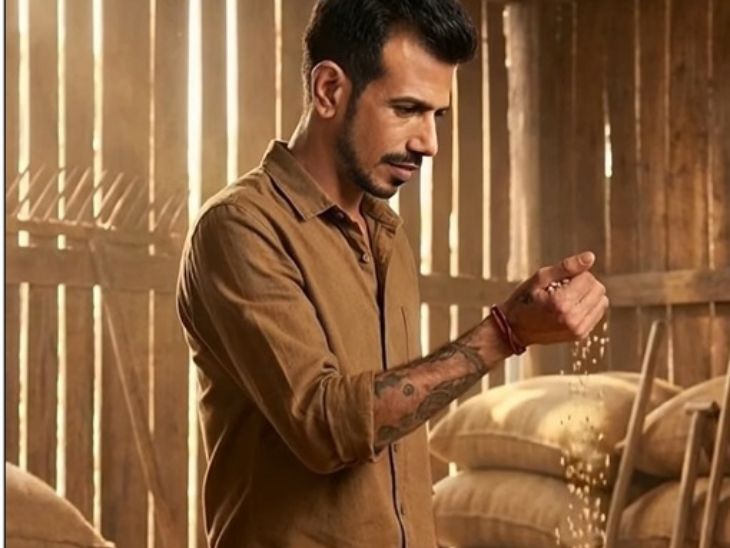 पंजाब किंग्स के स्पिनर युजवेंद्र चहल का AI फोटो।