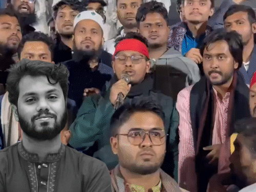 हादी की हत्या को लेकर इंकलाब मंच अनिश्चितकालीन धरने की तैयारी कर रहा है। - Dainik Bhaskar