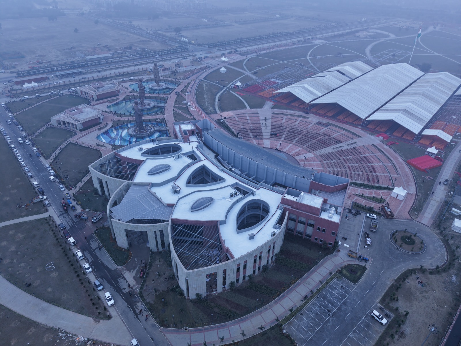 65 एकड़ में फैला राष्ट्र प्रेरणा स्थल, कल पीएम मोदी करेंगे लोकार्पण; सुरक्षा व्‍यवस्‍था चाक-चौबंद   