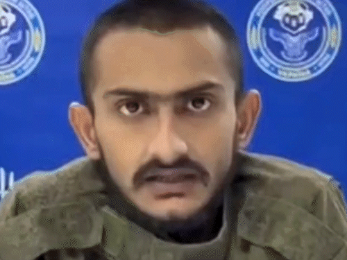 साहिल मोहम्मद हुसैन का यह वीडियो यूक्रेनी सेना ने उनकी मां को भेजा था।