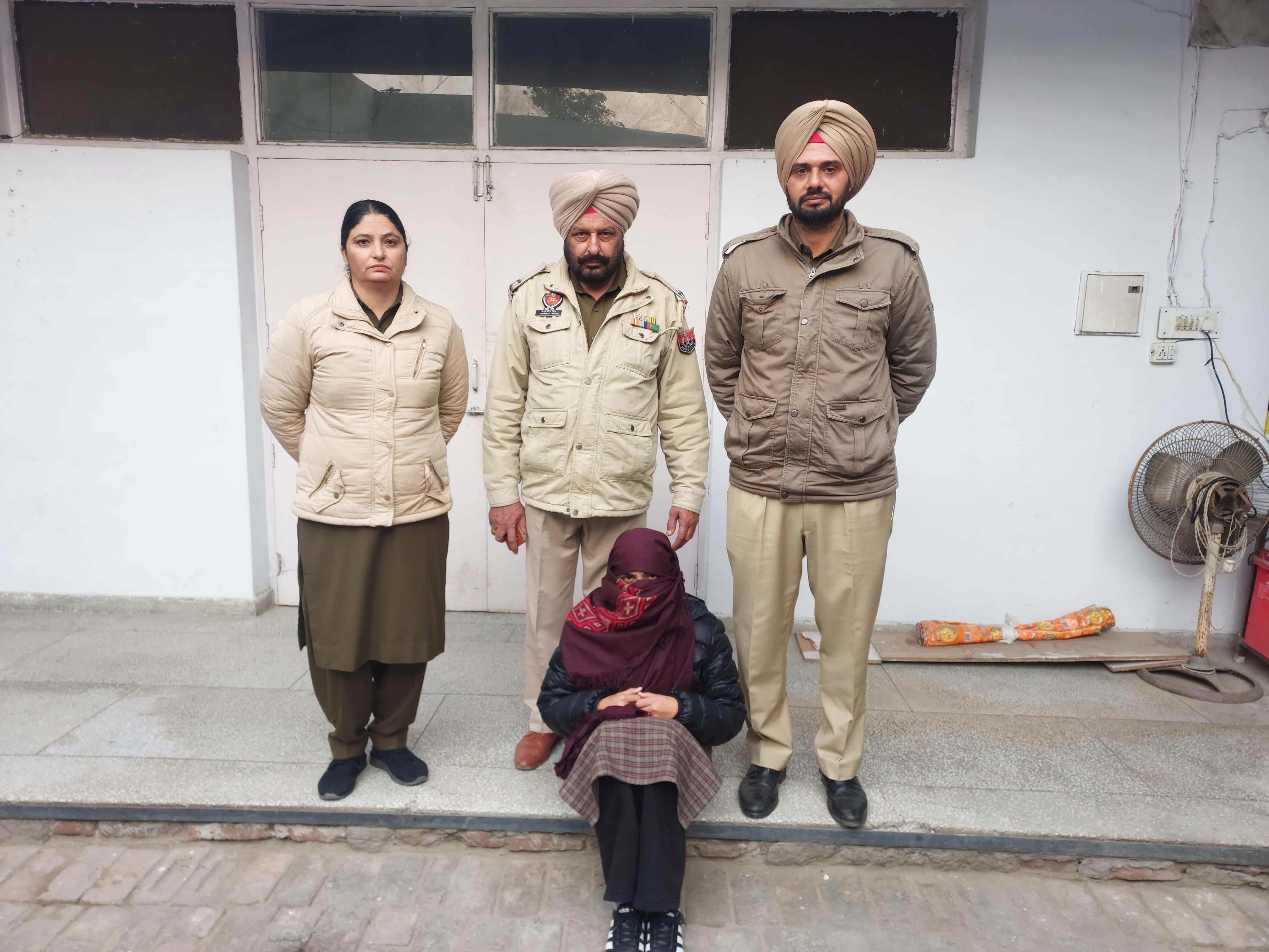 गुरविंदर हत्याकांड में गिरफ्तार नर्सिंग छात्रा वीरइंद्र कौर।