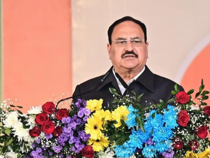 जांजगीर-चांपा में जेपी नड्डा ने कहा- कांग्रेस ने नक्सलियों से समझौता किया।