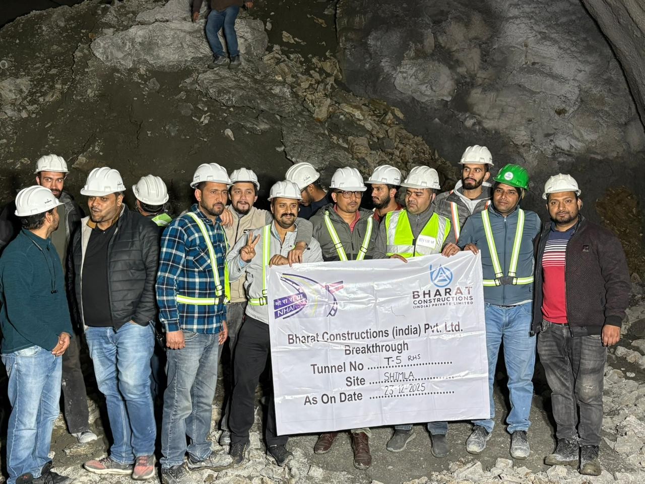 शिमला बायपास पर टनल 5 के दोनों सिरे मिले:  NHAI को 7 महीनों में मिली कामयाबी, यात्रा होगी तेज और सुविधाजनक – Shimla News