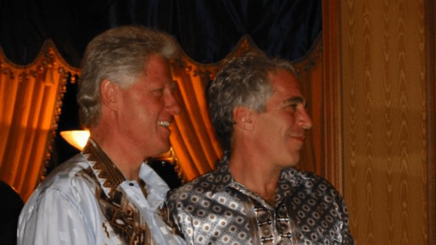 Jeffrey Epstein Files : यौन अपराधी जेफ्री एपस्टीन के साथ पूर्व अमेरिकी राष्ट्रपति बिल क्लिंटन की तस्वीर।