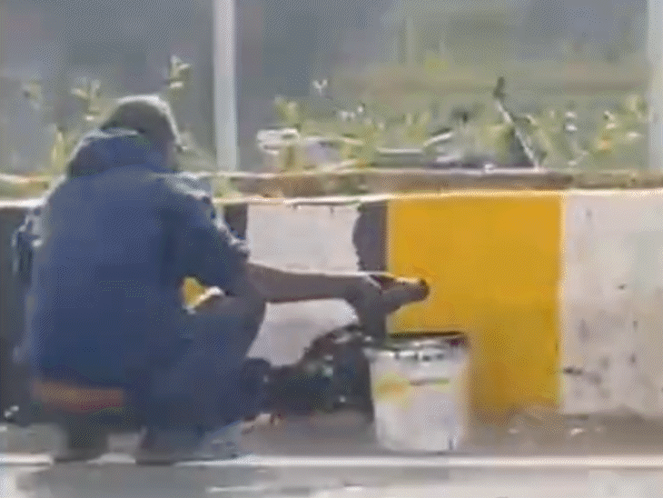 ग्वालियर में वीआईपी मूवमेंट के कारण सड़कें चकाचक हो रही है।