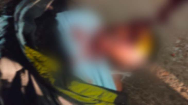 घटना में ग्रामीण के सिर व चेहरे पर गंभीर चोट पहुंचने से मौके पर मौत हो गई