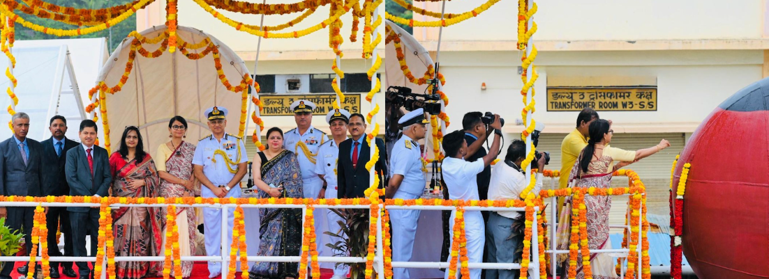 जहाज को प्रेरणा समारोह के दौरान तटरक्षक बल को सौंप दिया गया।