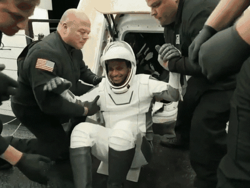 The picture is from July 15th. After staying in space for 18 days, Shubhanshu returned to Earth. The landing took place off the coast of California